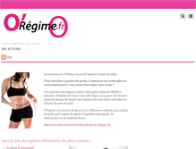 Tablet Screenshot of oregime.fr